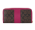 Coach Signature Accordion Wallet, back view